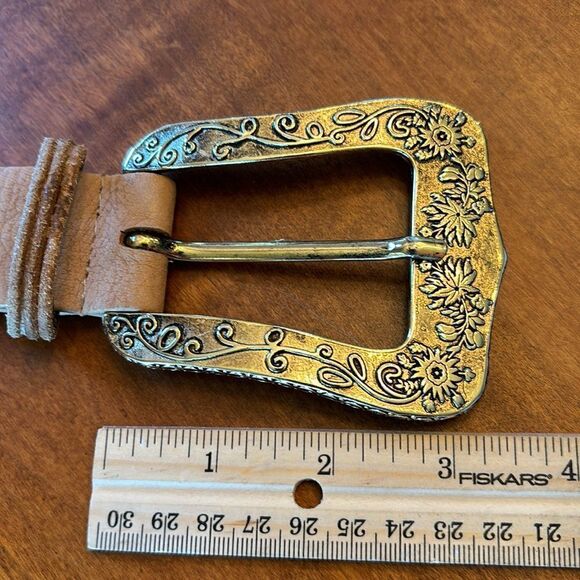 Suzi Roher Macrame Suede Belt with Gold Buckle - Picture 5 of 8